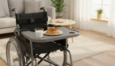 Mehr Freiheit mit dem Rollstuhltisch