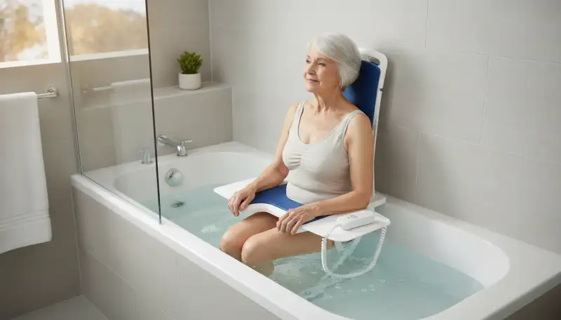 Badewannenlift: Selbstständigkeit im Bad