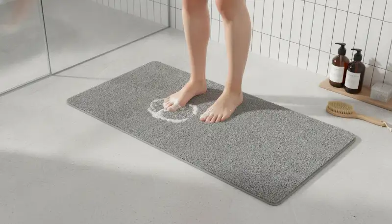 Sicherer Halt: Die Antirutschmatte für die Badewanne
